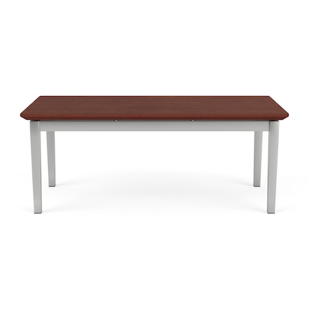 Lesro Lenox Steel Coffee Table, Canyon Cherry LS0840
